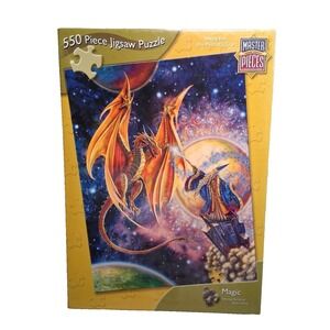 Magic Myles Pinkney Jigsaw Puzzle 550 Pc MasterPieces Wizard & Dragon Fantasy